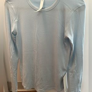 COPY - Lululemon Hold Tight Long Sleeve Light Blue Size 8